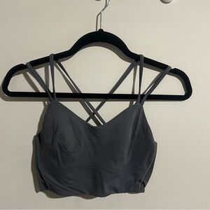 lululemon athletica Gray Sleeveless Crop Camisole